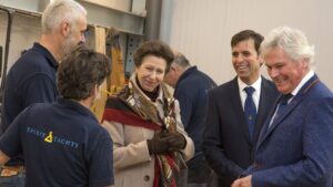 Spirit Yachts | Blog | A FESTIVE VISIT FROM HRH THE PRINCESS ROYAL