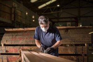 Spirit Yachts | About us | Craftsman working on a Spirit Yacht