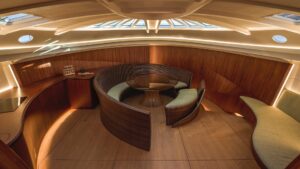 Spirit Yachts | Craftsmanship | Hand crafted modern luxury seating area