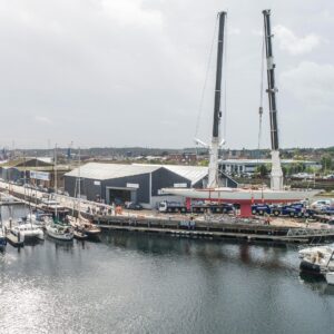 Spirit Yachts | Shipyard | Aerial view of the Spirit Shipyard