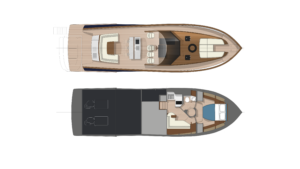 P50 Sport | General Arrangement | Spirit Yachts